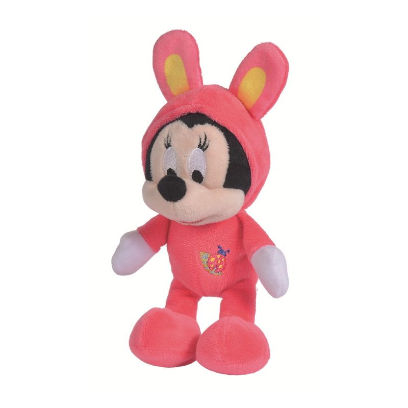  minnie mouse soft toy easter rabbit pink 20 cm 